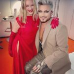 Adam Lambert Instagram - Had a ball singin for 80,000 at Wembley Stadium for #summertimeball! Thank you @capitalofficial for having me! Loved running into the one and only @kylieminogue #padam !!! 📷: Global/Shutterstock London, United Kingdom
