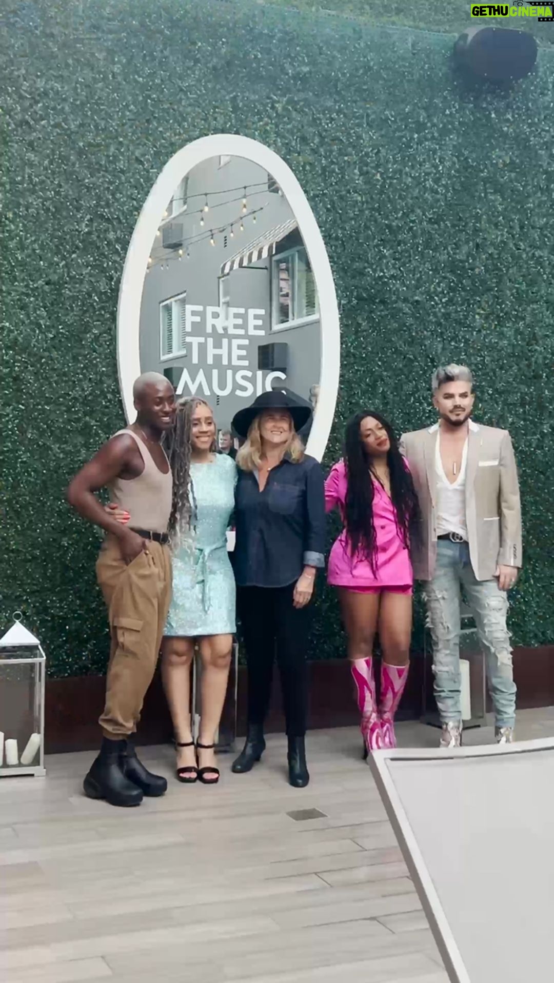 Adam Lambert Instagram - A little recap of the Care/Feel Panel presented by @musicares and @feelsomethingfoundation at @hotelziggy ✨ It was such an honor and privilege to be able to be on a panel with these talented individuals discussing music, mental health, and their intersectionality in the industry!