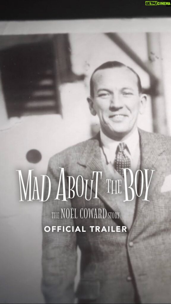 Adam Lambert Instagram - So excited to share the trailer for MAD ABOUT THE BOY: THE NOËL COWARD STORY, which I sung the title track for, listen to "Mad About the Boy" out everywhere now🎙️ In UK and Irish Cinemas June 2, with a Special Preview with Filmmaker Q&A in cinemas on June 1 🎞