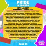 Adam Lambert Instagram - Incredibly happy to be performing and headlining at @prideinlondon on July 1st amongst so many other talented artists in the community! Who's joining the party? 🌈 #PrideInLondon
