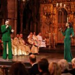 Adam Lambert Instagram – Singing with @beverleyknight at the Carol Service from Westminster Abbey for the @princeandprincessofwales airs tonight in the UK: tune in at 7:45pm on @itv & @itvxofficial