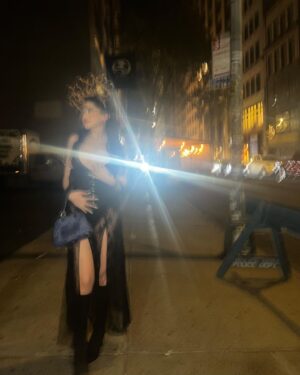 Addison Riecke Instagram - Medusa says Happy Halloween