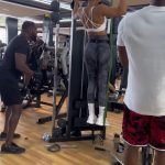 Adesua Etomi-Wellington Instagram - Everything the song says 😍🥵❤️🤌 @tobibakre @deyemitheactor @iamthatpj and myself, giving you all the motivation you need for the week. You're welcome. 😁 #gohard #iwillnotsay #orgohome #causeiknowmanyofyou #willusethatasanexcusetoleavethegym #staythereanfworkmyfriend 🤭🤭🤭