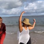 Adesua Etomi-Wellington Instagram - That time, @jemimaosunde thought she could make a 'living my best life' video without me. Lol, never gonna happen🤭 Ps. Shoutout to our videographer🙌