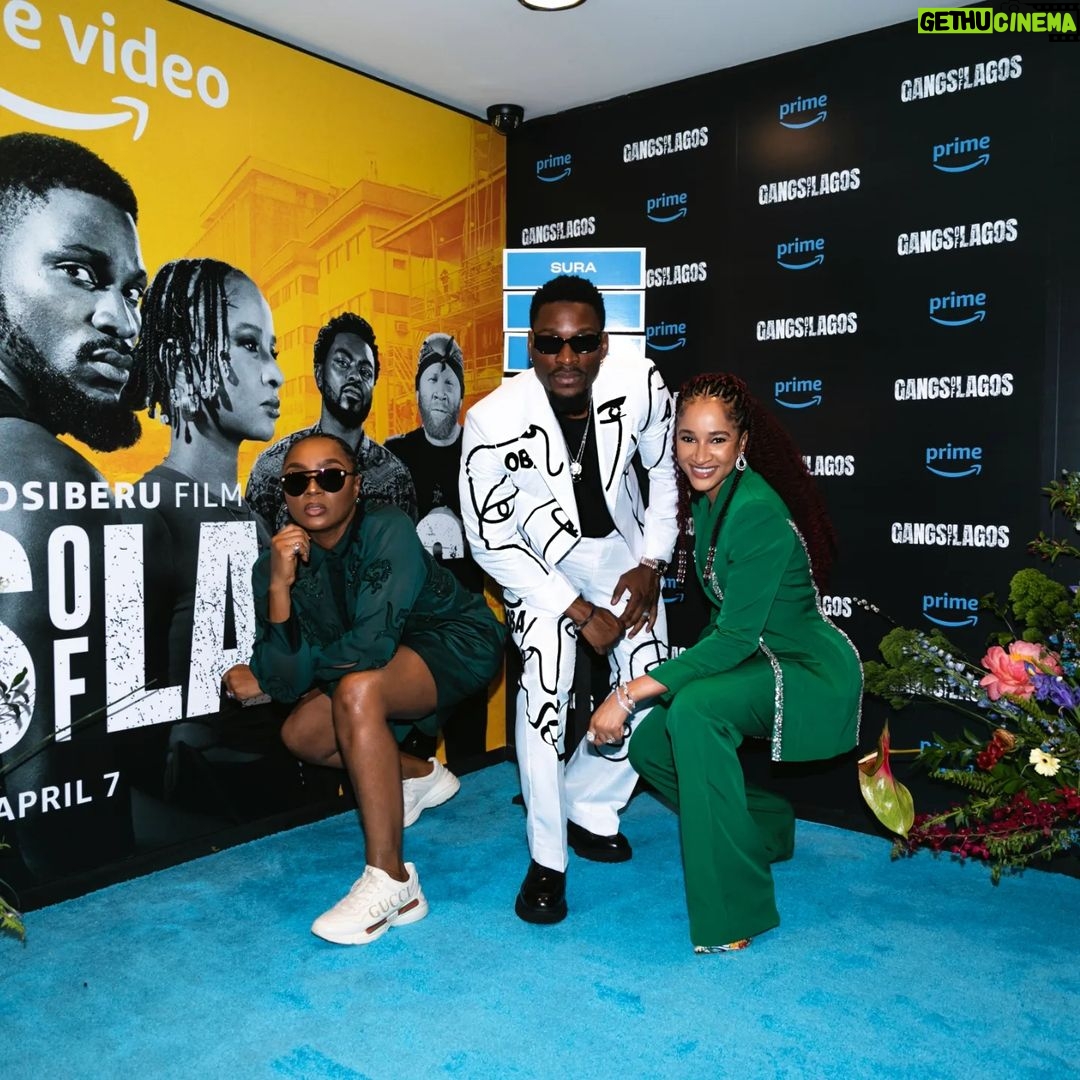 Adesua Etomi-Wellington Instagram - NEW YORK DUMP of Gangs of Lagos. Had an incredible time and met incredible people. The reception to Gangs internationally has been insane. Pls watch on @primevideonaija and spread the word. Thank you. Green blazer @julyetpeters (I felt like a million bucks 😍) Styling @dahmola