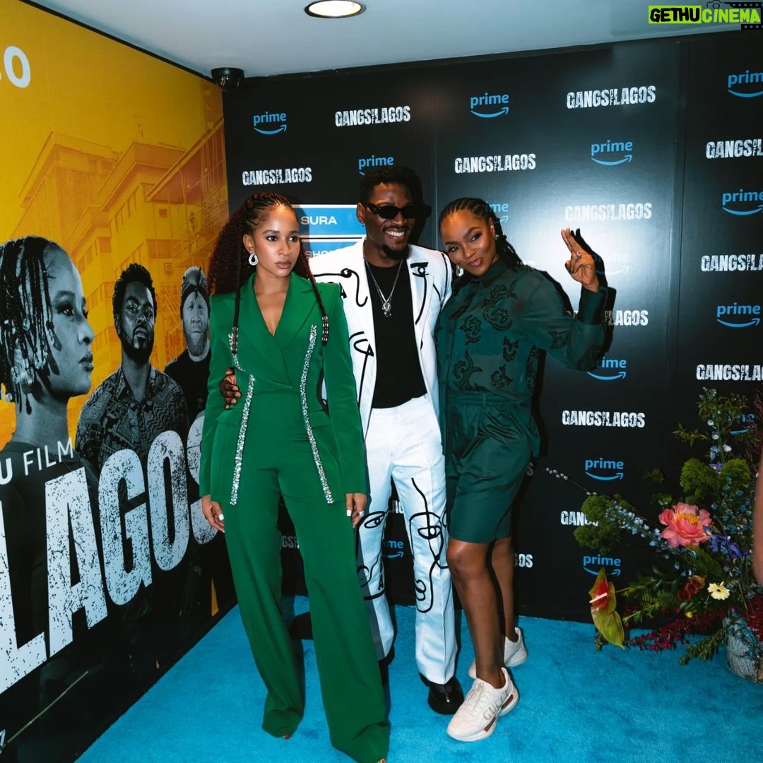 Adesua Etomi-Wellington Instagram - NEW YORK DUMP of Gangs of Lagos. Had an incredible time and met incredible people. The reception to Gangs internationally has been insane. Pls watch on @primevideonaija and spread the word. Thank you. Green blazer @julyetpeters (I felt like a million bucks 😍) Styling @dahmola