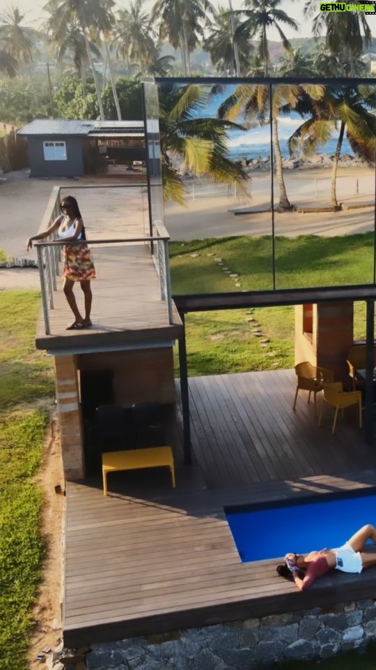 Adesua Etomi-Wellington Instagram - We needed a mini getaway for a few days and @sojourncabins took such great care of us.πππ @jemimaosunde @jammalibrahim and @haroldamenyah and I had wayyyyy too much funπ€£π€£π€£ . I couldn't possibly capture it all in 90seconds. Sojourn cabins has just 3 cabins so it was the perfect, very exclusive getaway spot.The food was great and the staff were friendly and professional. We also went on a tour of Fort William, a tour of the memorial garden, got massages, sang our Lungs out to our favourites songs, danced like noone was watching, watched a movie, had a bonfire dinner and the saxophonist was mad smooth and very gifted. To experience all this goodness, Visit www.sojourngh.com and use the discount code HAC2022 to book your stay. Can you guess our next destination? Video edited by @theoladayo π Anomabo