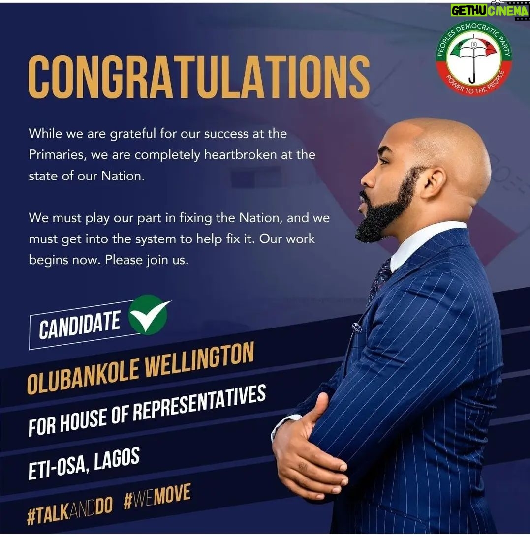 Adesua Etomi-Wellington Instagram - My goodness, you inspire me @bankywellington . I am so proud of you for fighting the good fight and for doing the work. All glory to God because what's better than winning once? Winning twice. Today we celebrate. Tomorrow we get back to work. I love you. You have always been and will always be a winner in my eyes. ❤️❤️❤️