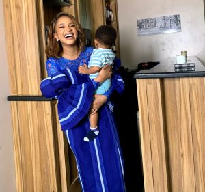 Adesua Etomi-Wellington Instagram - Happy #Nationalsonsday my beautiful Hazaiah. You make me goofy happy. You're everything I prayed for and SO MUCH MORE. ❤❤❤