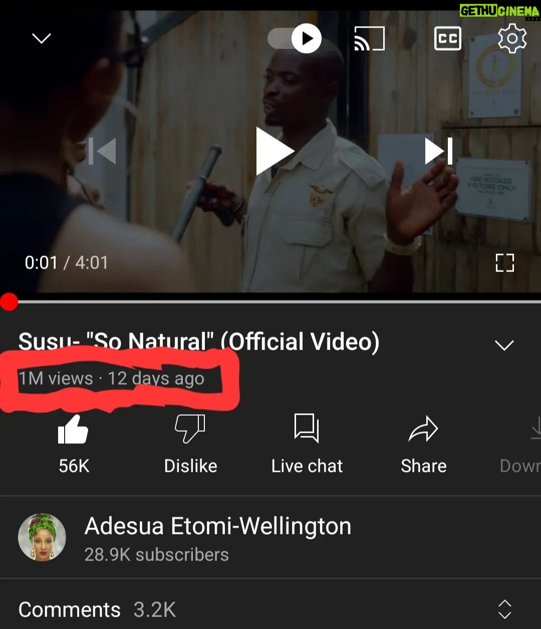 Adesua Etomi-Wellington Instagram - Look at God🥺🥺🥺🙏🙏🙏 A million reasons to be thankful. All glory to God. And thank you to every single person that watched. Ps. Have you subscribed to my channel? You don't want to miss out oh🤭 #whatsoeverhedoesshallprosper #amillionviews #in12days #myfirstmillion