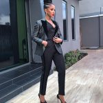 Adesua Etomi-Wellington Instagram - Looking like a boss babe to Part 2 of #achocolatelovestory 😍💃🏽😍 Have you seen my date @jemimaosunde? Make up: @t.alamodebeauty😍 Outfit by the dopestttt @atafo.official 🙌😍