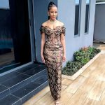 Adesua Etomi-Wellington Instagram - Turned up to celebrate @inidimaokojie and her husband @abasieneobong . May the Lord continue to keep you both in love and make your home your safe haven. Amen #achocolatelovestory. Makeup: @t.alamodebeauty Styled: @dahmola Dress: @house_of_dova Jewelry:@pinkperfection_accessories