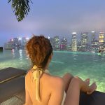 Aditi Bhatia Instagram - felt the best at the best 🤍 @marinabaysands #thatmbsmoment @dcatalent Singapore