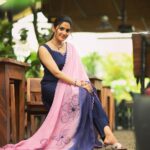 Aditi Ravi Instagram - 🦋🌸 @sarithajayasurya @sarithajayasurya_designstudio 📸 @pranavcsubash_photography 💄 @femy_antony__ #aditiravi #new #sarithajayasurya #instagram
