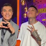 Adrián Uribe Instagram - Puro Santa Fe Klan! 🤘 Tipazo mi querido Ángel gracias por haber estado con nosotros! Y para que veas que si cumplo las apuestas…TE AMO ÁNGEL! 🤦‍♂️🫶❤️ @denochesinsueno