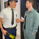 Adrián Uribe Instagram - Se filtra el video del incómodo momento que le hicieron pasar a @christophervuckermann en #PremioLoNuestro #RBD #Miami