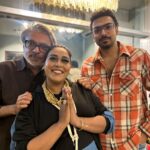 Afsana Khan Instagram - Congratulations for New Label Legend #sanjayleelabhansali sir 🙌 such a beautiful soul ❤️ @bhansaliproductions #bhansalimusicproduction Coming soon Big Bang Blessed @itsafsanakhan 💫🧿🙏❤️ @shreyaspuranikofficial Mumbai, Maharashtra