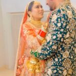 Afsana Khan Instagram - Two years completed, congratulations my love @saajzofficial Many more to come ❤️🧿 #happyanniversary #afsaajz #afsaajzforever #afsaajzkishaadi Birmingham, United Kingdom