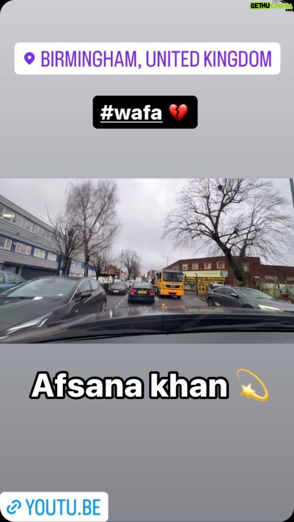 Afsana Khan Instagram - Wafa ❤️🙏🇬🇧