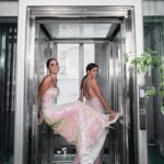 Agata Mutsenietse Instagram - Ренатик, ты просто всегда бери у меня интервью 🩷Ай лов ю! Вы только посмотрите какую красоту мы натворили для @postamagazine Отдельная любовь пространство @km20food Ну и платья как мы помним уже лучшие в @rally.moscow 🩷 KM20 FOOD