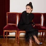Agata Mutsenietse Instagram - Я желаю всем влюбленным смотреть друг на друга так же, как мы с Нино ❤️😀 Dress: @rally.moscow Muah: @burobeauty Occasion: @the_voice_mag