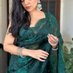 Ahana Kumar Instagram - playing dress up 🦚 Saree : @ange.in ✨