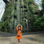 Ahana Kumar Instagram – looks like I have a new favourite dress 🧡🍊🦊 #Singapore ✨