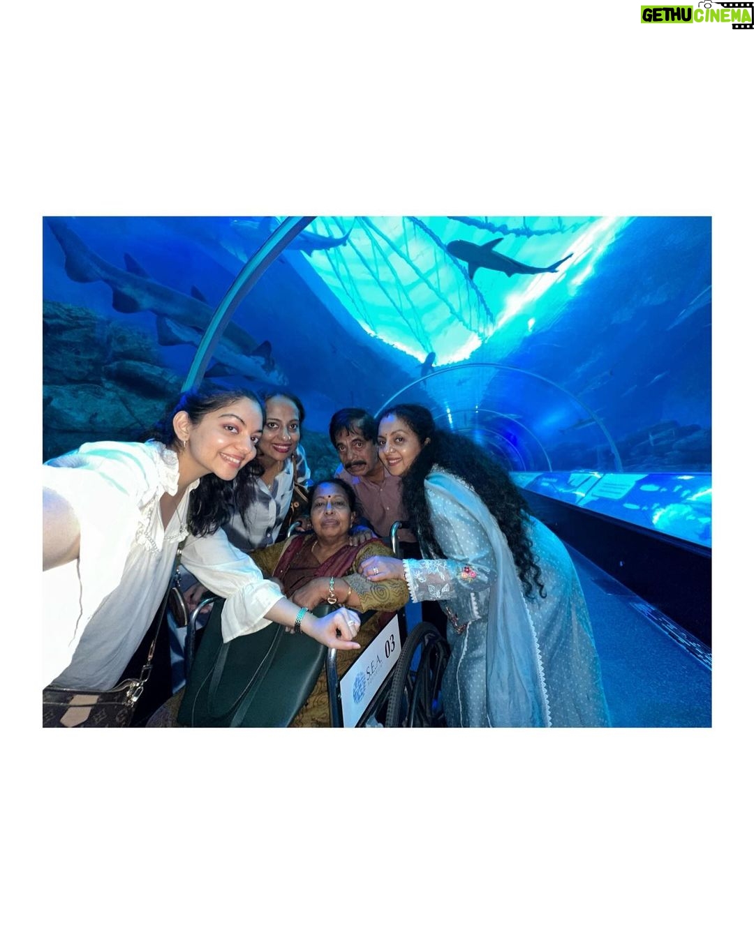 Ahana Kumar Instagram - A fun day walking through Orchard Road , hanging on Cable Cars and seeing lots and lots of Fishes 😌🐟 #Singapore 🌸