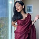 Ahana Kumar Instagram - blooming with grace , resilience and a touch of wild elegance 😊 saree @ange.in ✨ location @otrivandrum 🤍