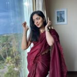Ahana Kumar Instagram - blooming with grace , resilience and a touch of wild elegance 😊 saree @ange.in ✨ location @otrivandrum 🤍