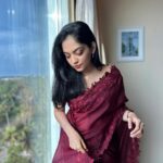 Ahana Kumar Instagram - blooming with grace , resilience and a touch of wild elegance 😊 saree @ange.in ✨ location @otrivandrum 🤍