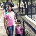 Ahana Kumar Instagram – guess who’s the little thumbelina standing next to me? Crocodile Park