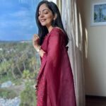 Ahana Kumar Instagram - blooming with grace , resilience and a touch of wild elegance 😊 saree @ange.in ✨ location @otrivandrum 🤍
