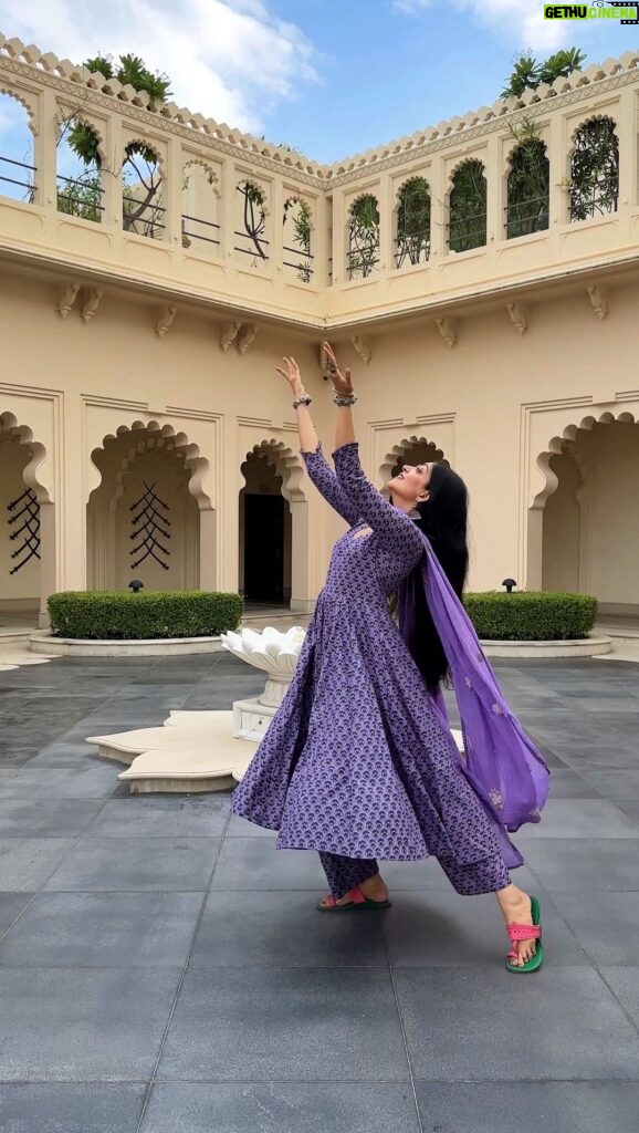 Ahana Kumar Instagram - couldn’t hold myself from dancing to the irresistible charm of old-world ✨ The absolutely picturesque spaces that you see in this video is the stunning @aurikahotels , one of the best properties I’ve stayed at in terms of aesthetics , ambience and hospitality. Would absolutely recommend it to all of you , who’s visiting Udaipur. The place has my heart 🤍 Big big thanks to @tripstoluxury who suggested this beautiful place to me and put through everything together , thereby making my first time in Udaipur so memorable. Get in touch with them , if you’d like to curate lovely experiences with some of the best luxury resorts in India 💫 #Udaipur 🫶🏻 Aurika Resorts and Spa Udaipur