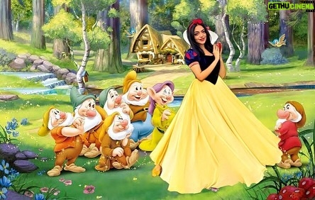 Ahana Kumar Instagram - Happy Halloween from Snow-White and Friends 🍄 @santinni.in stitched this dress with the kind of perfection that was beyond what I had imagined ♥️ @sindhu_krishna__ shot these images and I had too much fun editing them and planning the whole thing 🦋 #Halloween #SnowWhite 💙 Magic Kingdom At Walt Disney World
