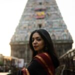 Ahana Kumar Instagram – sunsets by the temple 

shot by @studio.molecule 

styled by me

wearing a lovely saree that belongs to @sindhu_krishna__ 

#Madras