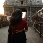 Ahana Kumar Instagram – sunsets by the temple 

shot by @studio.molecule 

styled by me

wearing a lovely saree that belongs to @sindhu_krishna__ 

#Madras