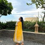 Ahana Kumar Instagram – 🌼☘️

White & Yellow Salwar from @styledivalabel 🌻

#Udaipur 🍃