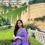 Ahana Kumar Instagram - 🌼☘️ White & Yellow Salwar from @styledivalabel 🌻 #Udaipur 🍃