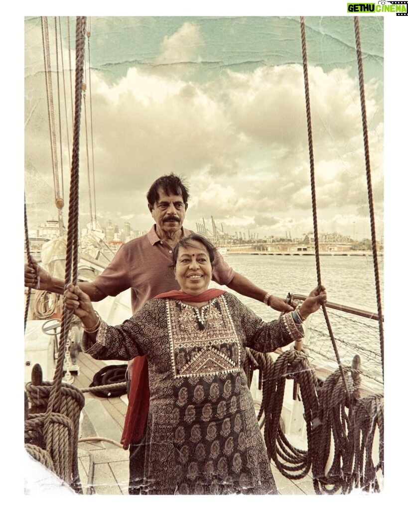 Ahana Kumar Instagram - A wholesome and satisfying memory I will never forget 💕 Taking my Grand-Parents to Singapore and making them experience so many things that we have loved doing! Ofcourse it’s not easy .. when it’s difficult for them to walk and having to manage the cribbing that comes along .. but a few years later when you look back , what you’d remember would never be the cribbing or the difficulties .. it would only be the precious memories that would never leave your heart! And these memories will always and forever be the greatest achievements of my life ✨ Documentation of this trip is up on the channel. Watch it if you’d like to. Link in Bio 🌸