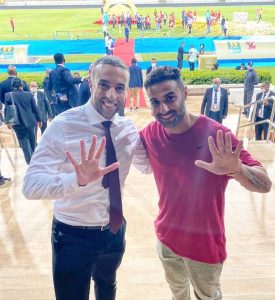 Ahmad Fahmy Instagram - اخويا وحبيبي ومن اهم الكوادر في مجلس الاداره ❤️🦅
