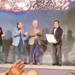 Ahmad Fahmy Instagram – الحمد لله جائزة أفضل ممثل
 من مهرجان جمعية الفيلم السنوي 
عن دور راضي من فيلم #العارف 🙏🏻❤️