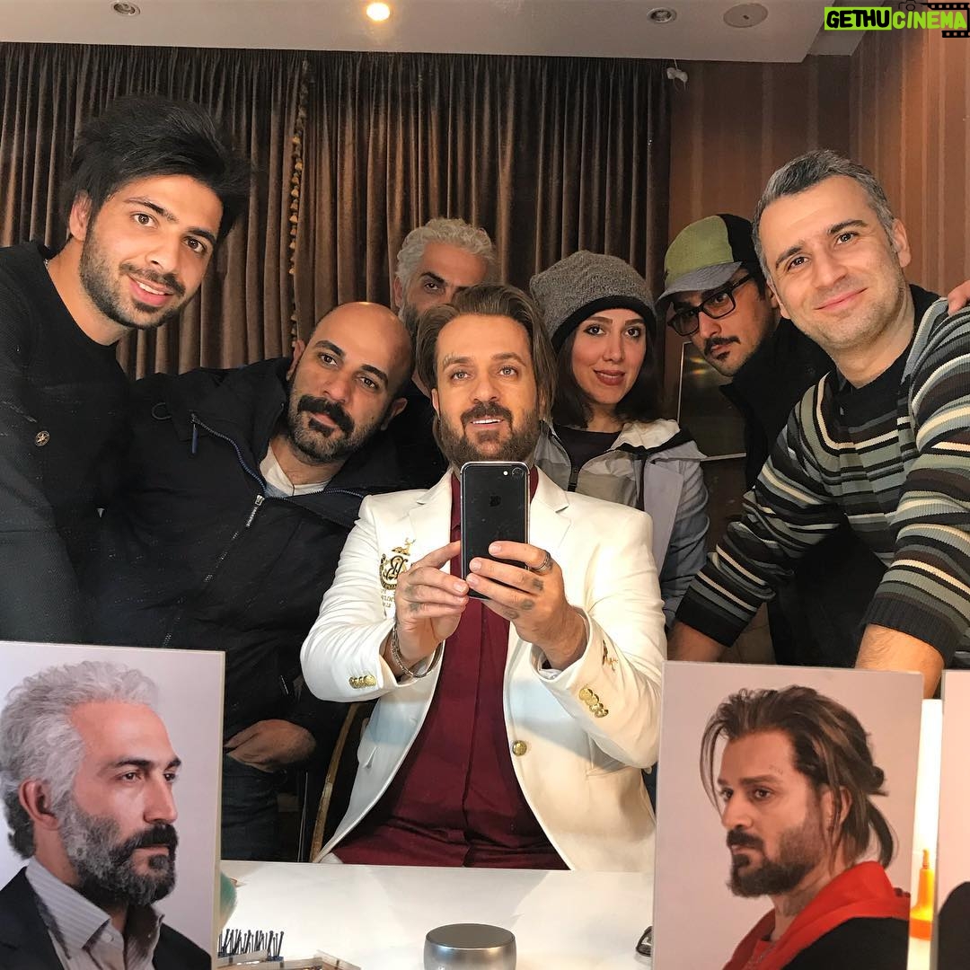 Ahmad Mehranfar Instagram - اتاق گريم فيلم كاتيوشا