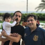 Ahmad Mehranfar Instagram - با دوست عزيزم سامي و دخترقند عسلش سوفي كه اصلاً شبيه باباش نيست😂😉 #احمدمهرانفر #نسرين_نصرتى #انتاليا