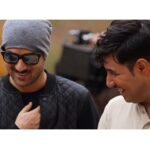 Ahmad Mehranfar Instagram - با جواد نازنين پشت صحنه فيلم سينمايي زاپاس