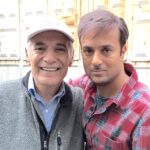 Ahmad Mehranfar Instagram - با محمودكلاري سينماي ايران استادي كه هم كارش بيسته هم اخلاقش عمو محمود مي دونم خيلي چيزا هست كه بايد ازت ياد گرفت هفت ماهگي تجربه خيلي كوتاهي بود تا اومدم جلو دوربينت خودمو پيدا كنم كارم تموم شد ولي همين هم برام غنيمت بود ممنون از هاتف عليمرداني نازنين و كاردرست كه اين فرصت رو برام ايجاد كرد.