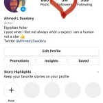 Ahmed Salah ElSaadany Instagram – ٥ مليون متابع حقيقي مش مضروبين حب و اهتمام مستهلوش الحقيقه ربنا يديم المحبه شكراً جداً 🙏🏼