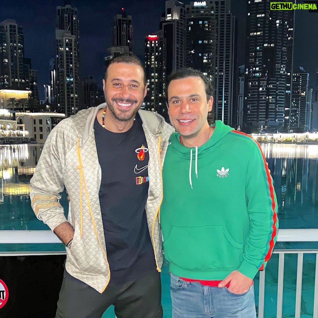 Ahmed Salah ElSaadany Instagram - dubai with my bro ❤️ @mohamedemam