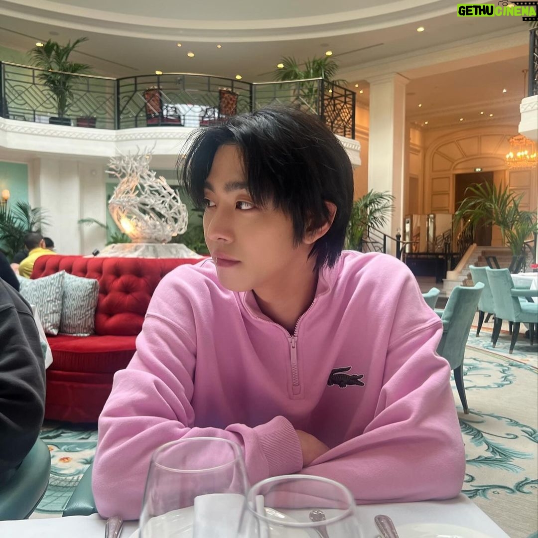 Ahn Hyo-seop Instagram - Lacoste + Paris ❤️ #LacosteFW24 #라코스테