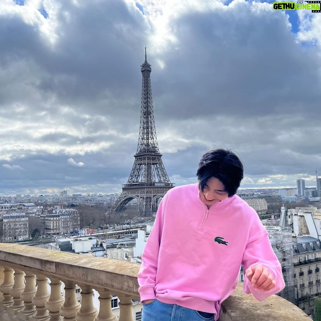 Ahn Hyo-seop Instagram - Lacoste + Paris ❤️ #LacosteFW24 #라코스테